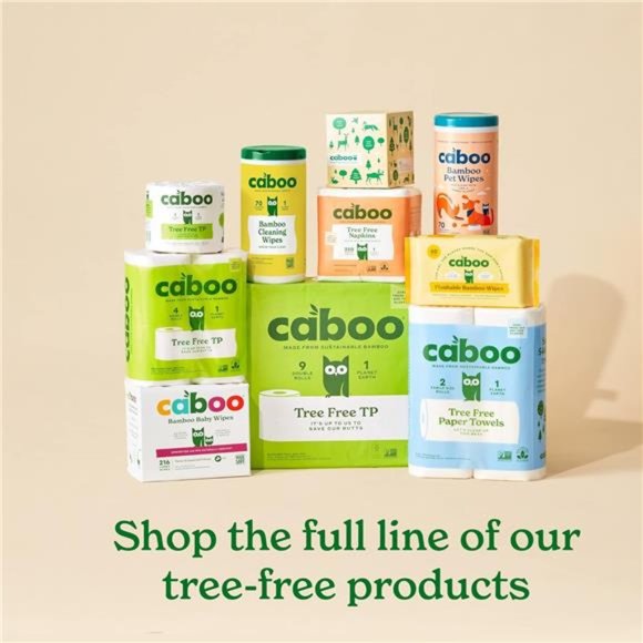 Tree Free Bamboo Paper Towels,6 Rolls,Earth Friendly Sustainable Paper Towels - Picture 7 of 7